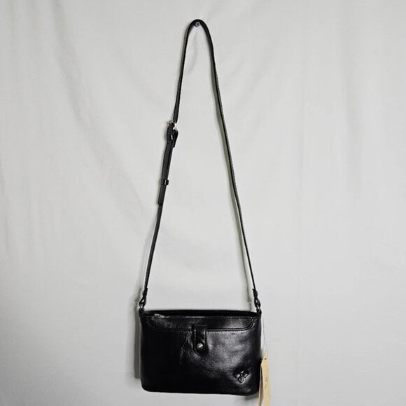 NWT PATRICIA NASH AIMEE Crossbody Bag BLACK Leather Shoulder Handbag Classic - Picture 3 of 11